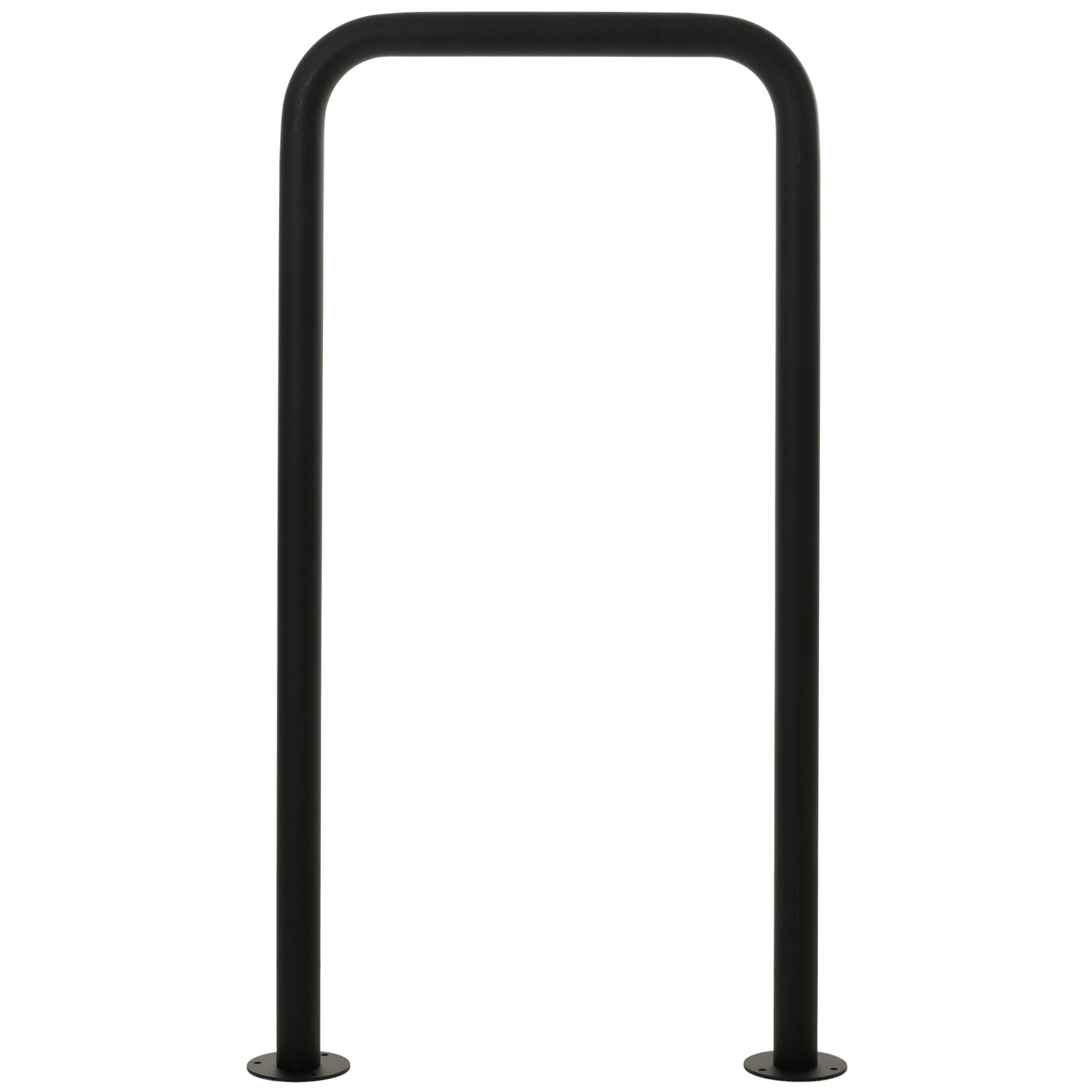 Durchgangssperre MCW-N42, Sperre Bügel Absperrpfosten Absperrung Durchfahrtsperre, Stahl pulverbeschichtet 120x70x12cm