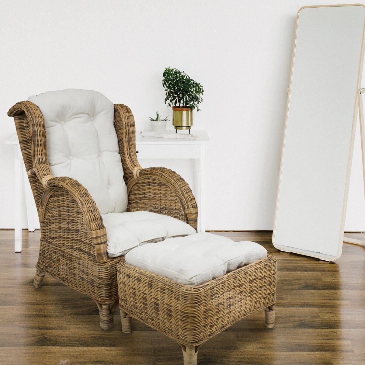 Sedex Ohrensessel mit Hocker dago-Honig | 04251113301935