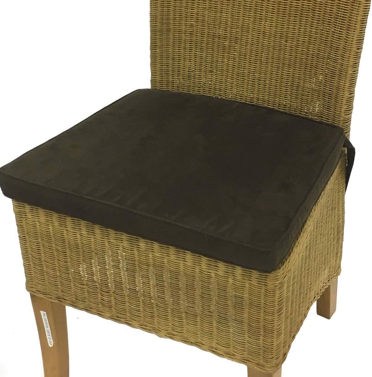 Sedex 1x Sitzpolster LARISSA Microfaser dunkelbraun - Bild 1