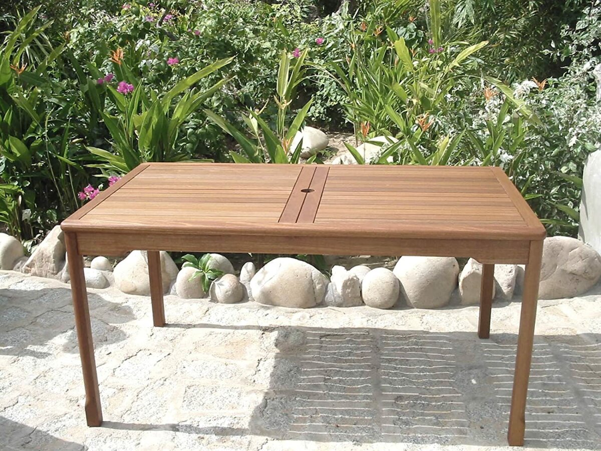 Sedex Gartentisch New Jersey 150 x 85 cm natur massiv - Bild 1