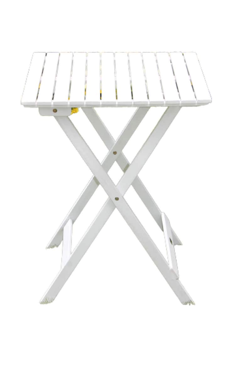 Sedex Klapptisch Bistro wei&szlig; gewischt 58x58cm - Bild 1