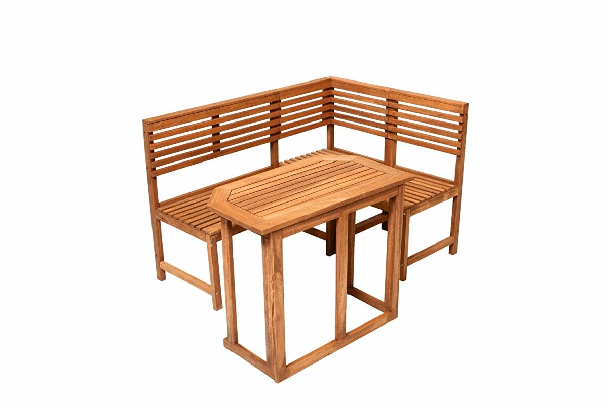 Sedex Gartenset Saigon Eckbank&Tisch natur - Bild 1