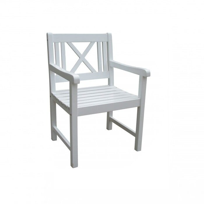 Sedex 1x Gartensessel Aalborg wei&szlig; gewischt - Bild 1