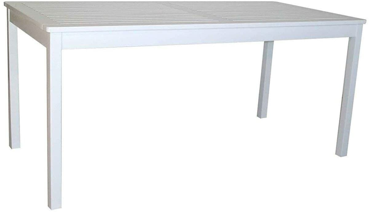 Sedex Gartentisch Allborg 165x80cm wei&szlig; gewischt - Bild 1