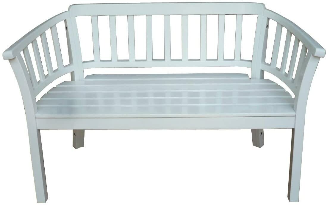 Sedex Gartenbank Veronica 2er Sitz weiß gewischt | 04251113309801