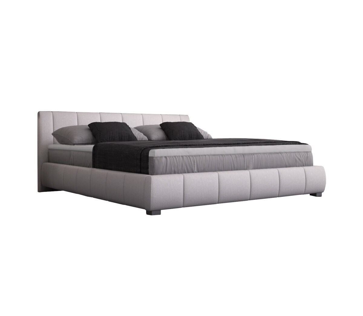 Sedex SEDEX Luna Polsterbett 140 x 200 cm Weiß Kunstleder Designerbett
