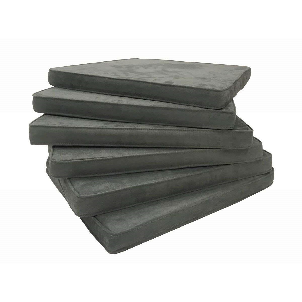 Sedex 6x Sitzpolster LARISSA Microfaser grau - Bild 1