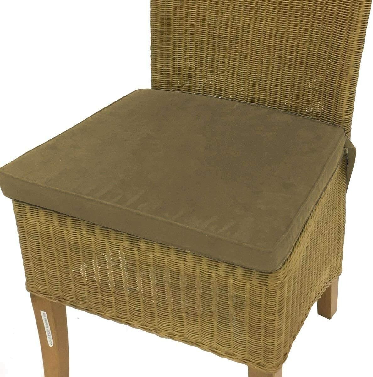 Sedex 4x Sitzpolster LARISSA Microfaser helllbraun | 04251113300105