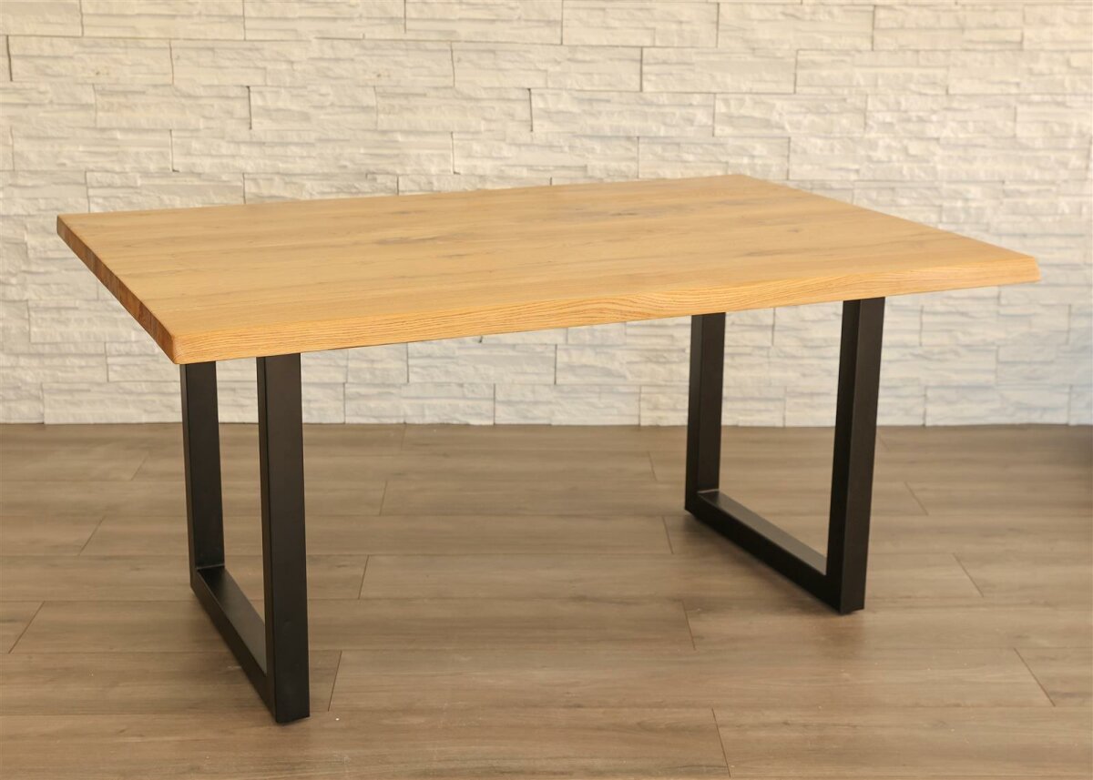 Sedex Esstisch aus Wildeiche 200x100 cm mit U-gestell - Bild 1