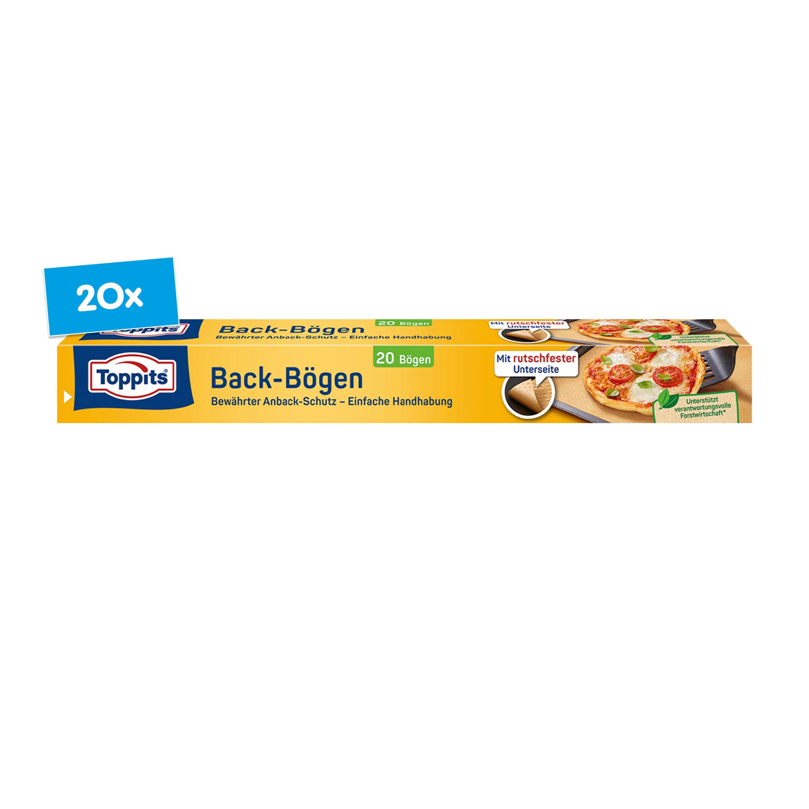 Toppits Back-B&ouml;gen 20 St&uuml;ck, 20er Pack - Bild 1