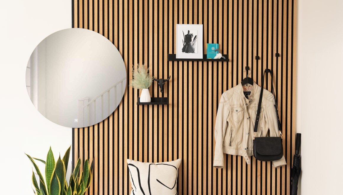 HOME DELUXE Regal f&uuml;r Akustikpaneel RESONA 50 x 5 cm Schwarz - versch. Ausf&uuml;hrungen - Bild 1