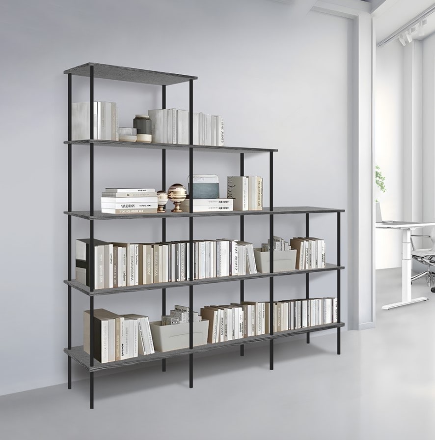 HOME DELUXE Regal INDU Dark Oak 207 x 35 x 196 cm - versch. Auf&uuml;hrungen - Bild 1