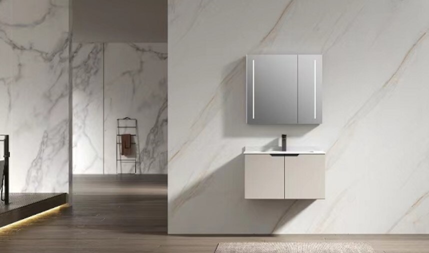 Sanotechnik BZ-SET "DARBY 60" WEISS ( Unterschrank+WT+Spiegelschrank) - versch. Ausf&uuml;hrungen - Bild 1