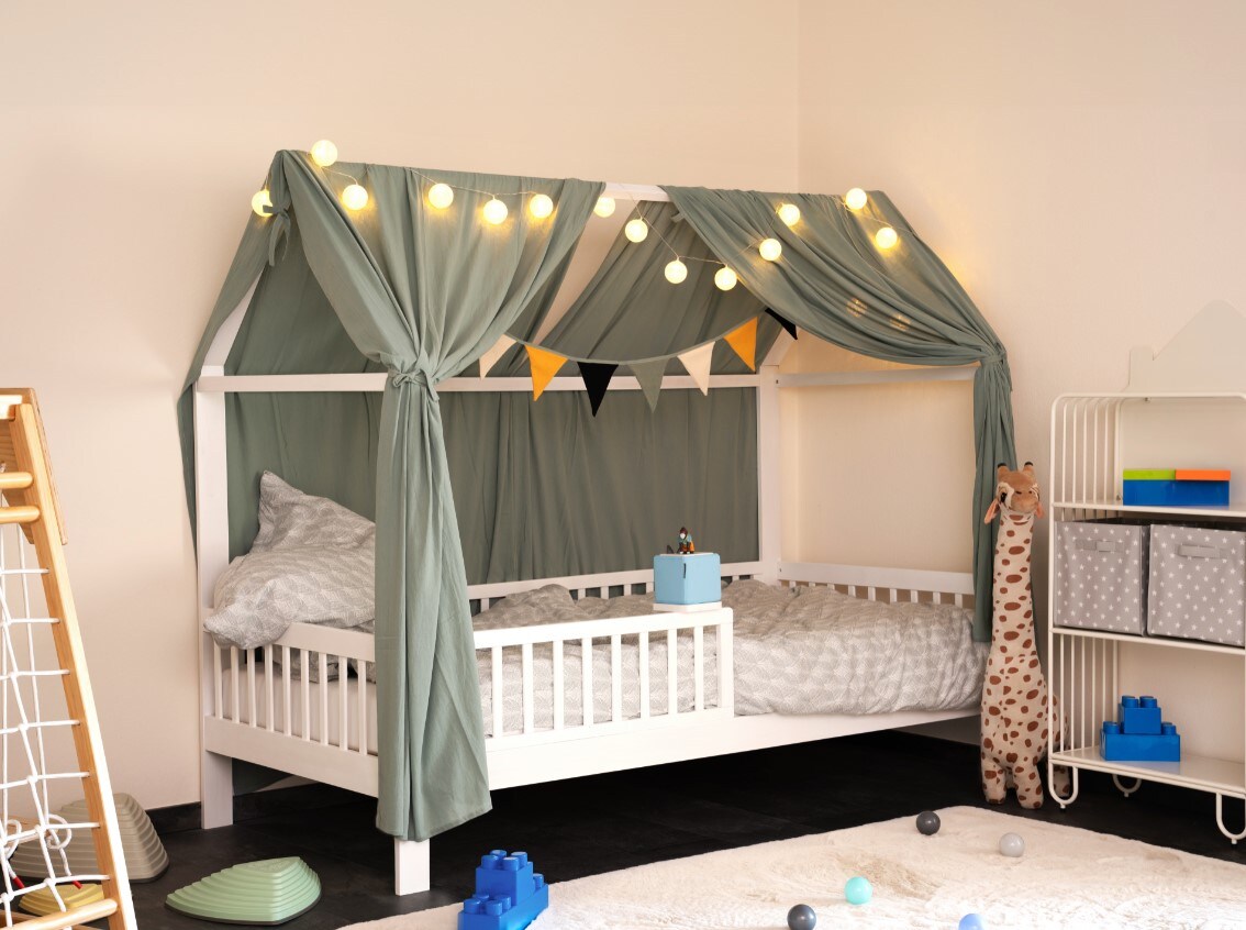 HOME DELUXE Kinderbett Deko Set VELINDO Khaki - versch. Ausf&uuml;hrungen - Bild 1