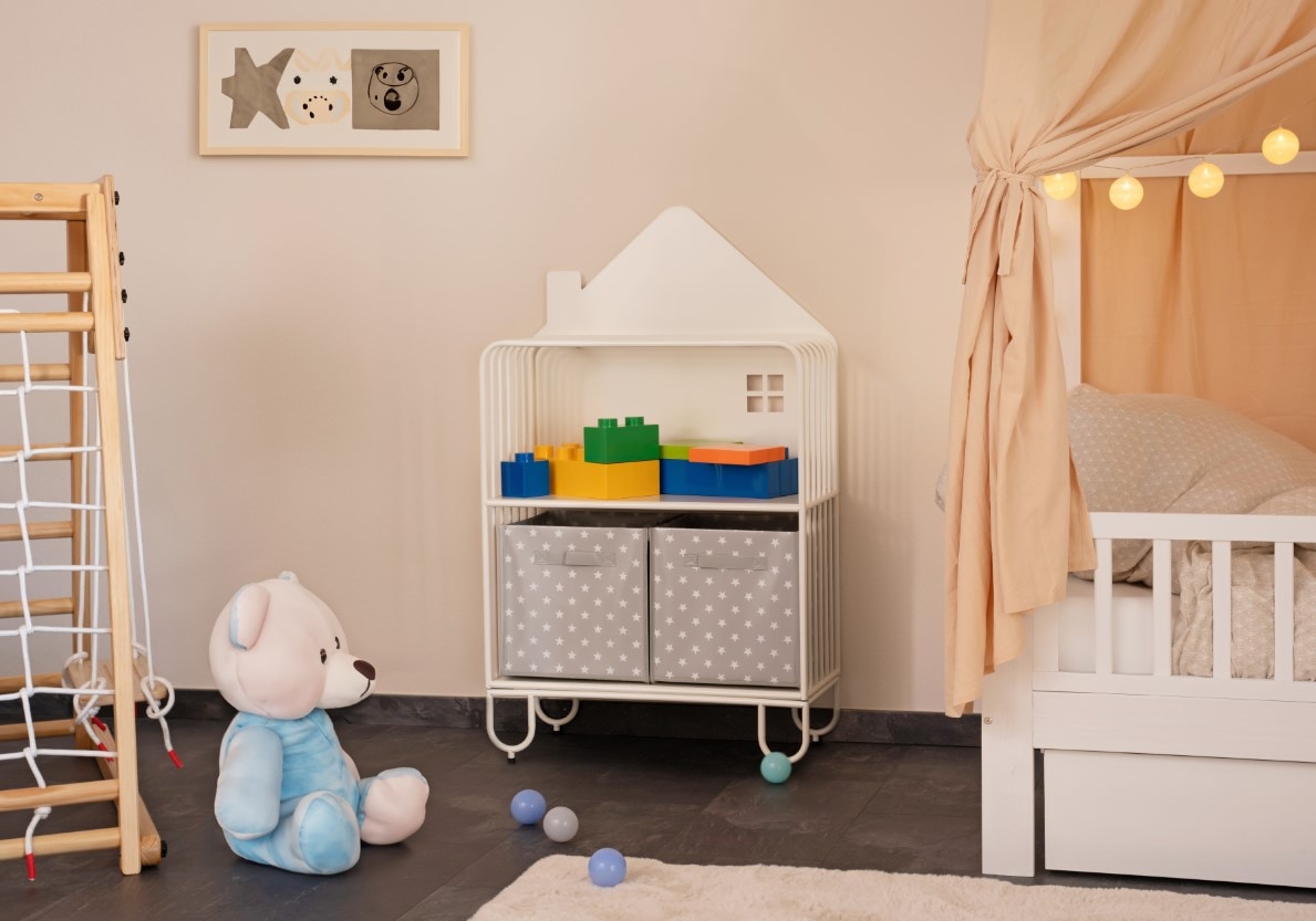 HOME DELUXE Kinderregal aus Metall magnetsich TODO S Wei&szlig; - versch. Ausf&uuml;hrungen - Bild 1