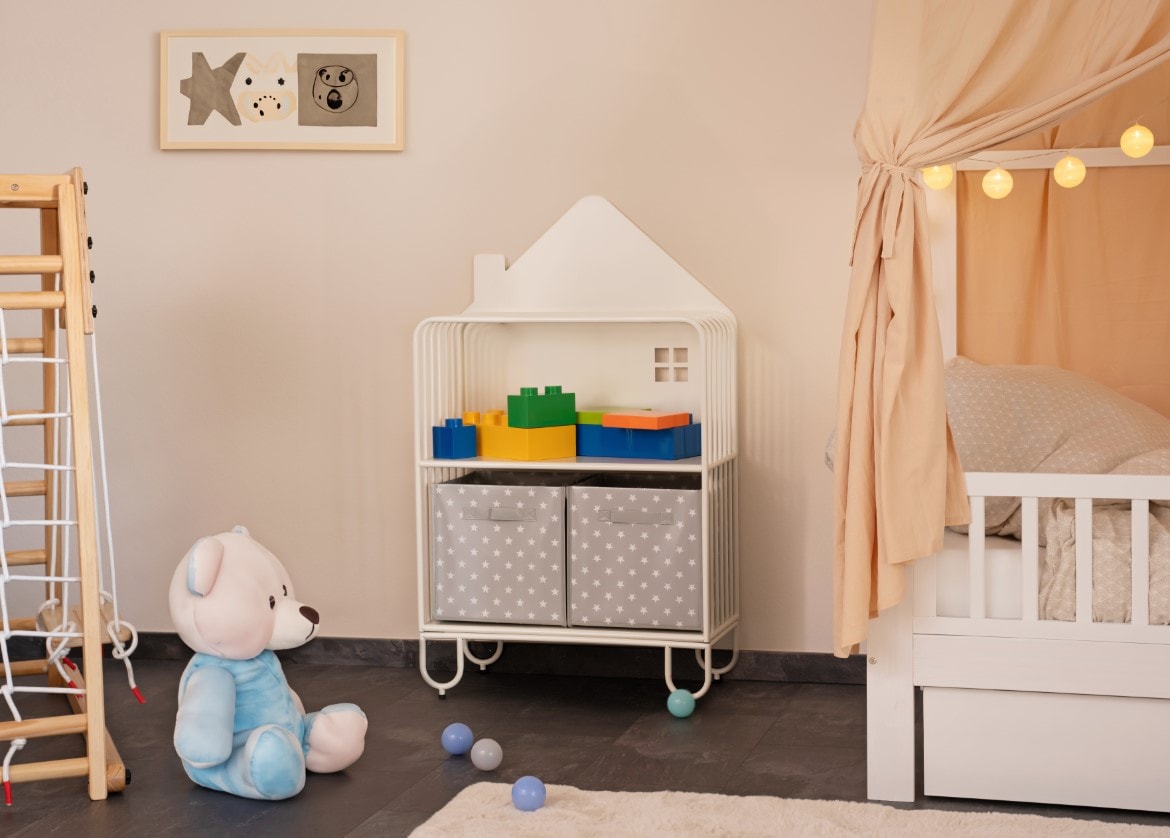 HOME DELUXE Kindeerregal aus Metall magnetisch TODO M Wei&szlig; - versch. Ausf&uuml;hrungen - Bild 1