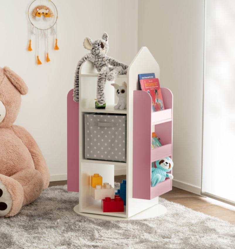 HOME DELUXE Kinderregal drehbar JUNA Pink - versch. Ausf&uuml;hrungen - Bild 1