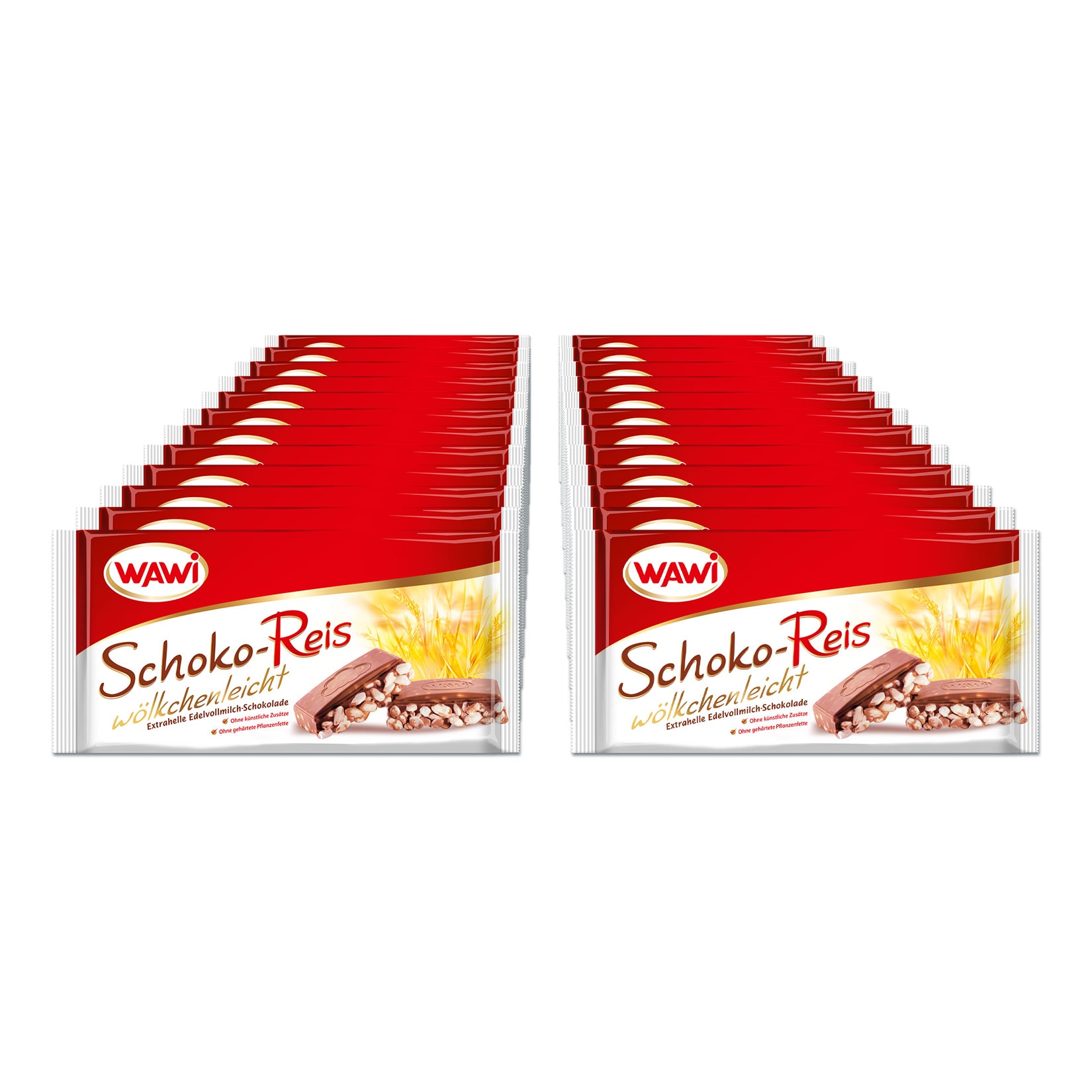 Wawi Schoko-Reis 200 g, 24er Pack - Bild 1