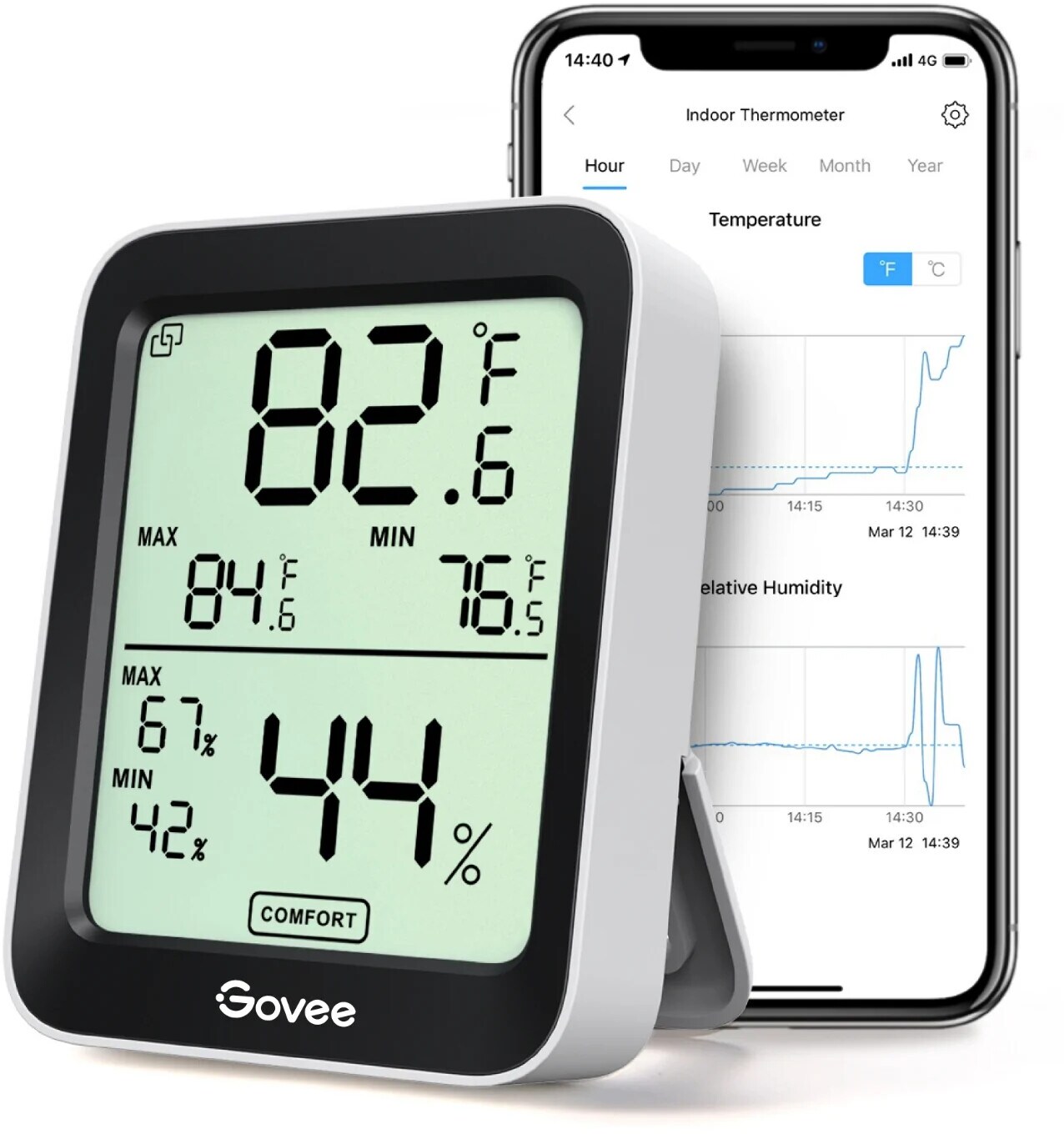 Govee - Bluetooth Thermometer Hygrometer with Screen * - Bild 1