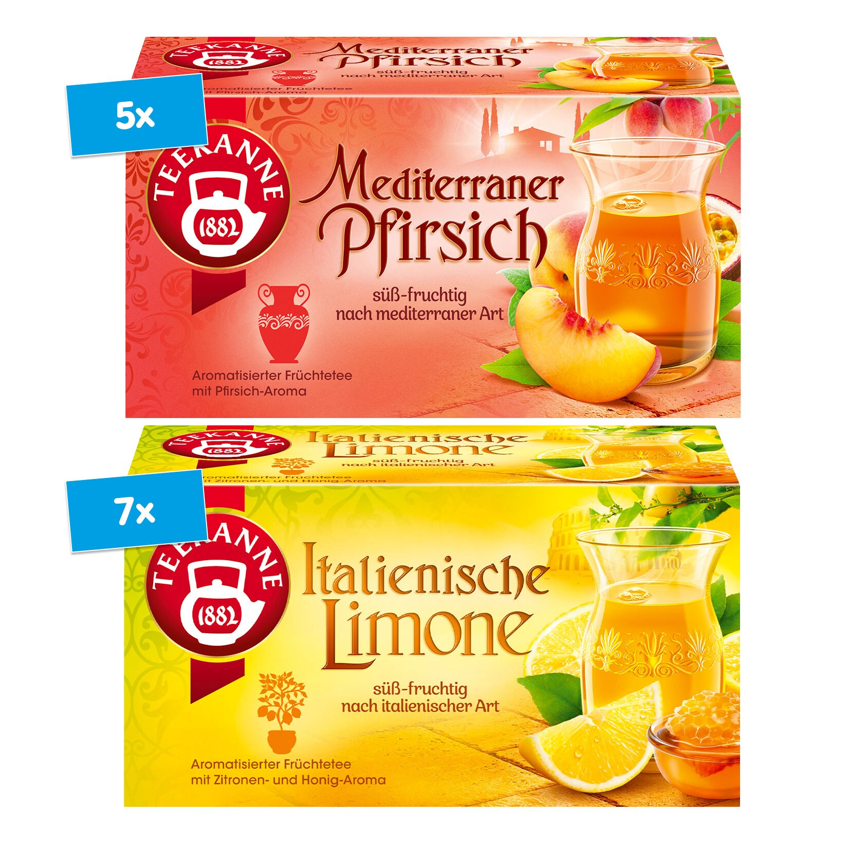 Teekanne Ländertee verschiedene Sorten 50 g, 12er Pack
