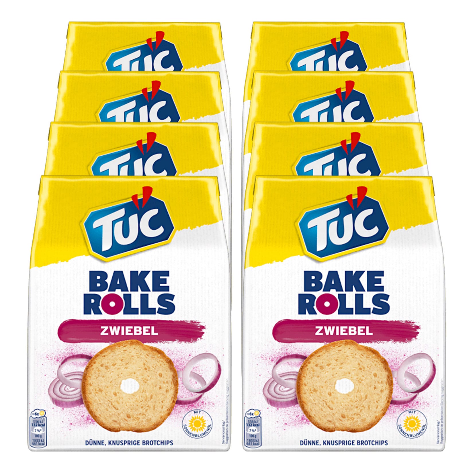 TUC Bake Rolls Zwiebel 150 g, 8er Pack - Bild 1