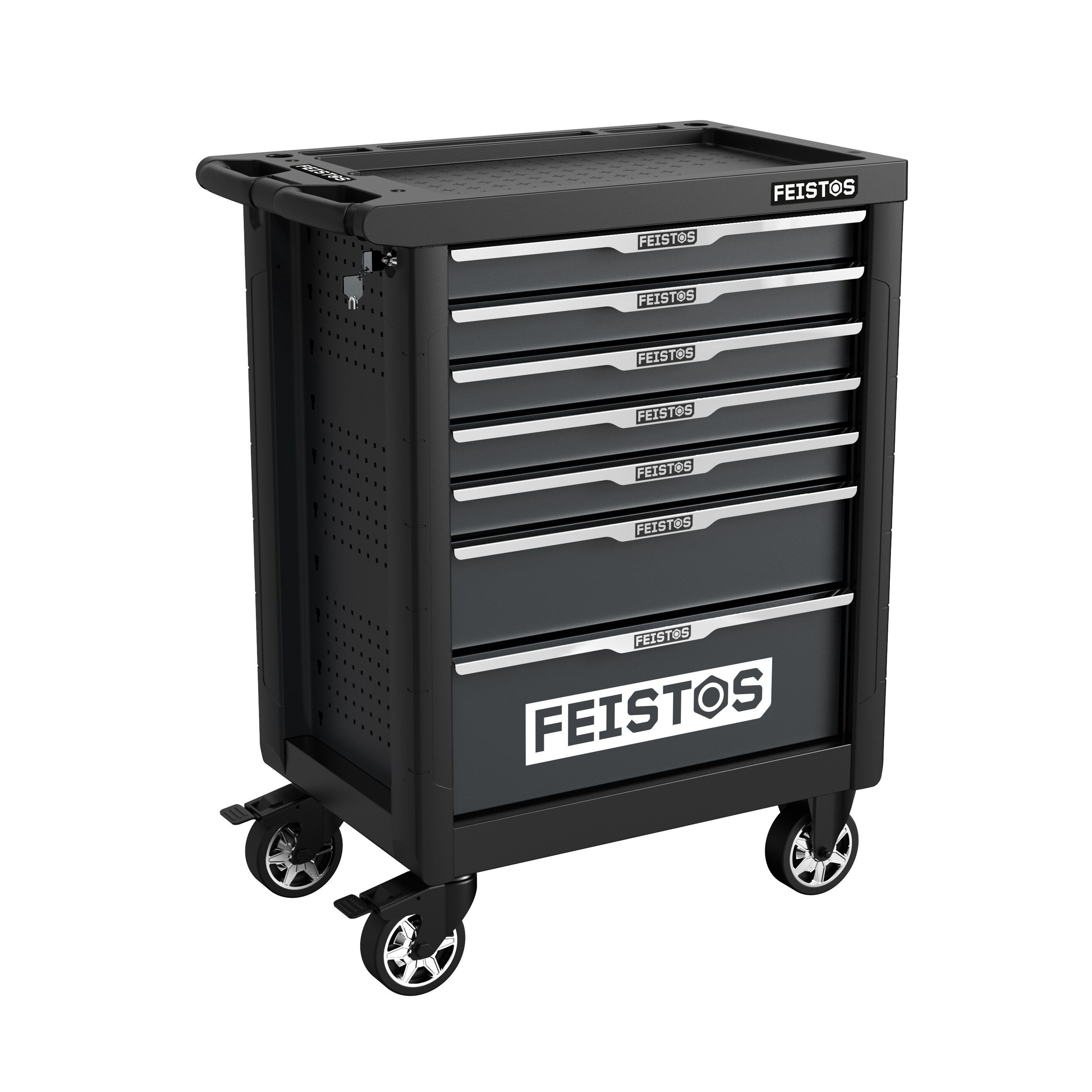 Feistos Werkstattwagen mit Kunststoffplatte - Bild 1