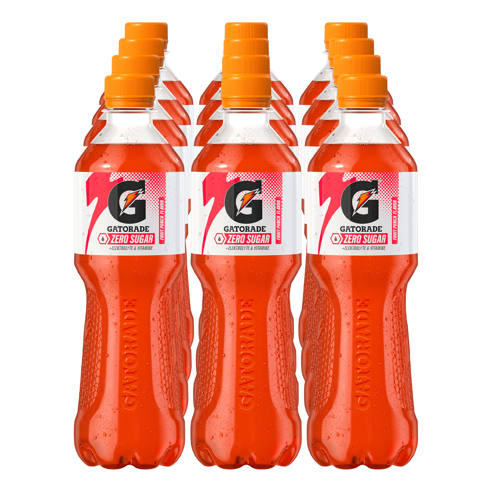 Gatorade Zero Fruit Punch Flavor 0,5 Liter, 12er Pack - Bild 1