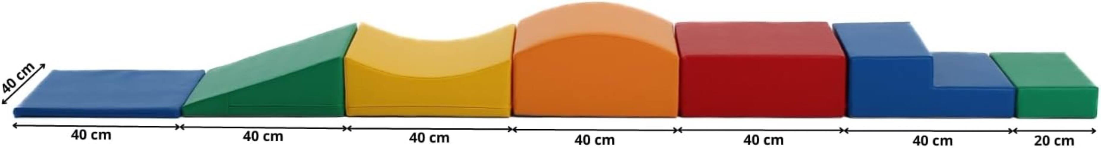 Spielbaukl&ouml;tze IGLU 7 XL Softbausteine Spielset Mehrfarbig - Bild 1