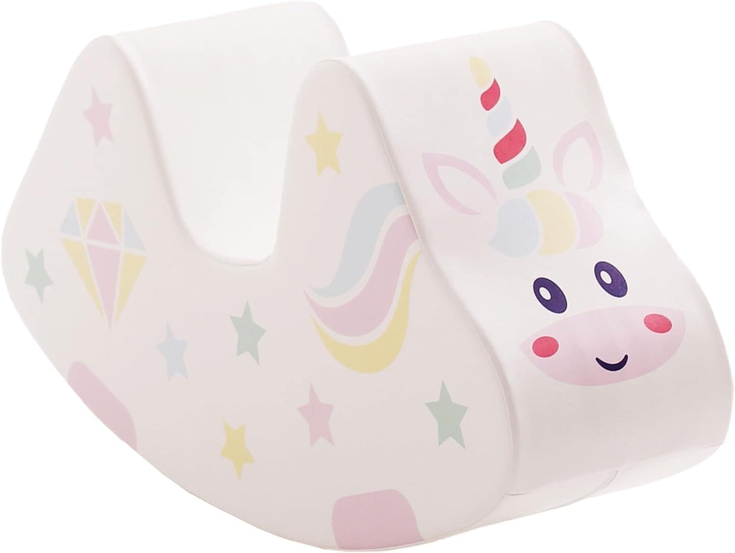 Schaukeltier IGLU Schaukelpferd Einhorn wei&szlig; - Bild 1