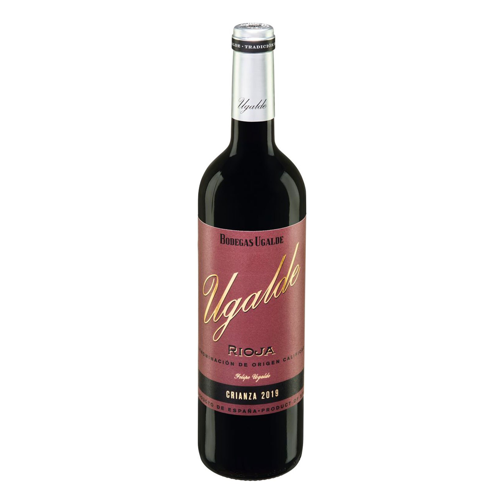 Ugalde Crianza Rioja 14,0 % vol 0,75 Liter - Bild 1