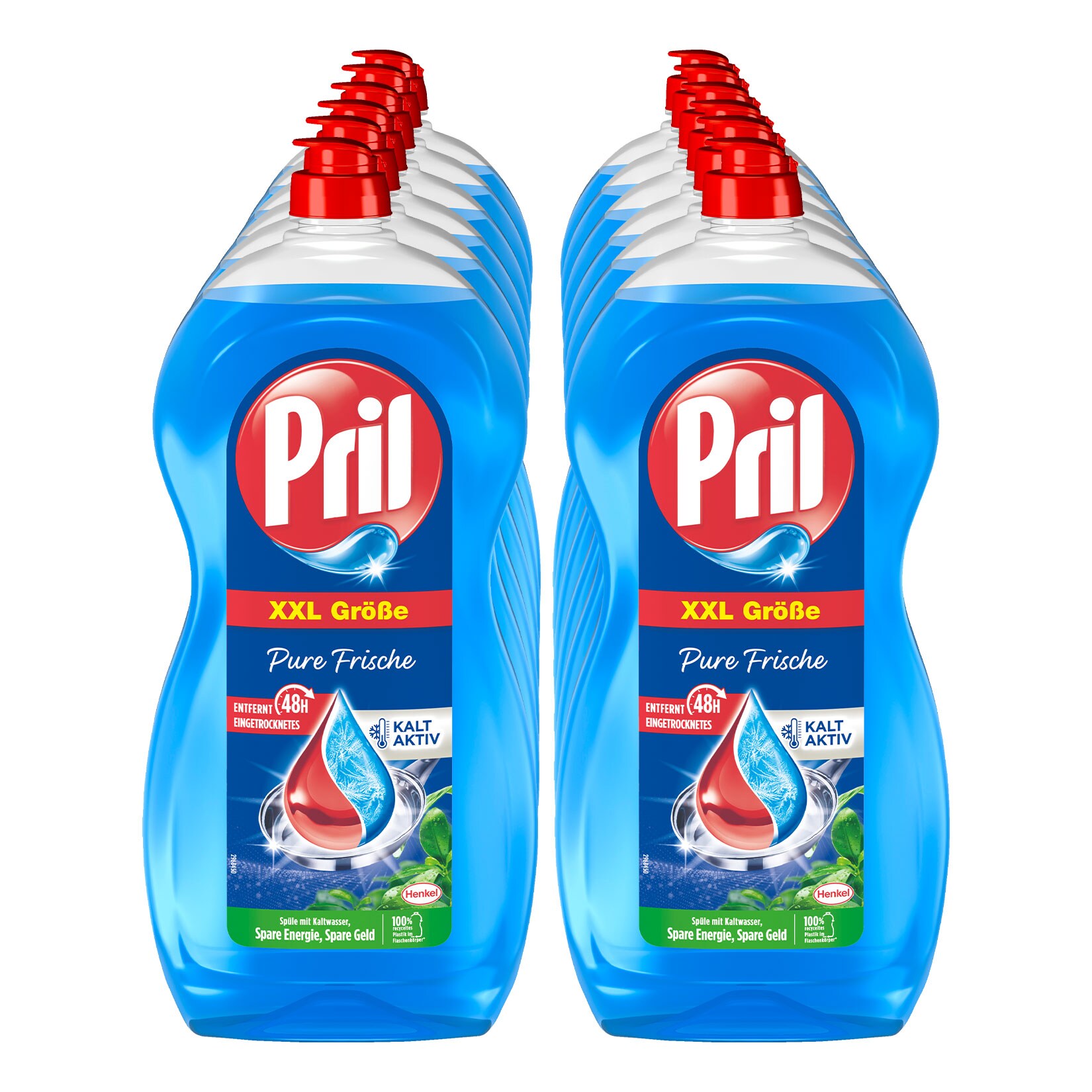 Pril Sp&uuml;lmittel Pure Frische XXL 1,2 Liter, 12er Pack - Bild 1