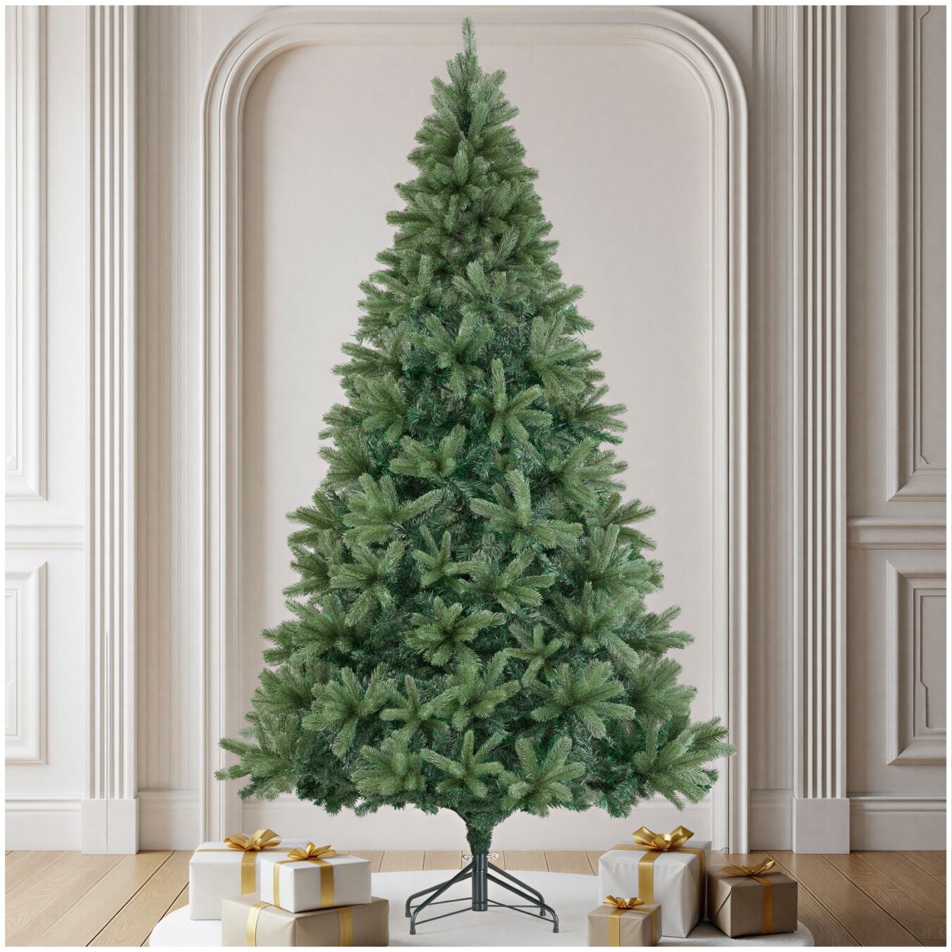 tectake® Weihnachtsbaum, verschiedene Größen, künstlich in Grün, mit PVC- und Spritzgussnadeln, formbar mit viel Volumen, …