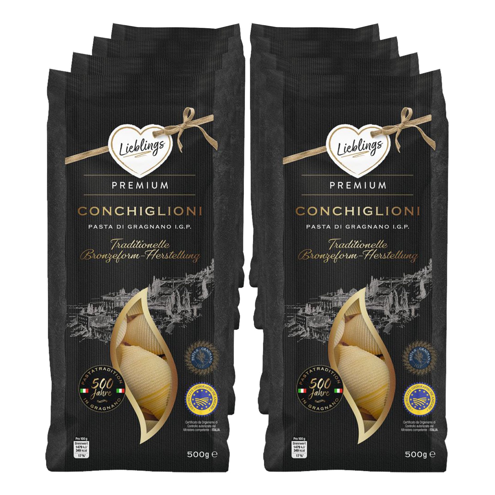 Lieblings Conchiglioni 500 g, 8er Pack - Bild 1