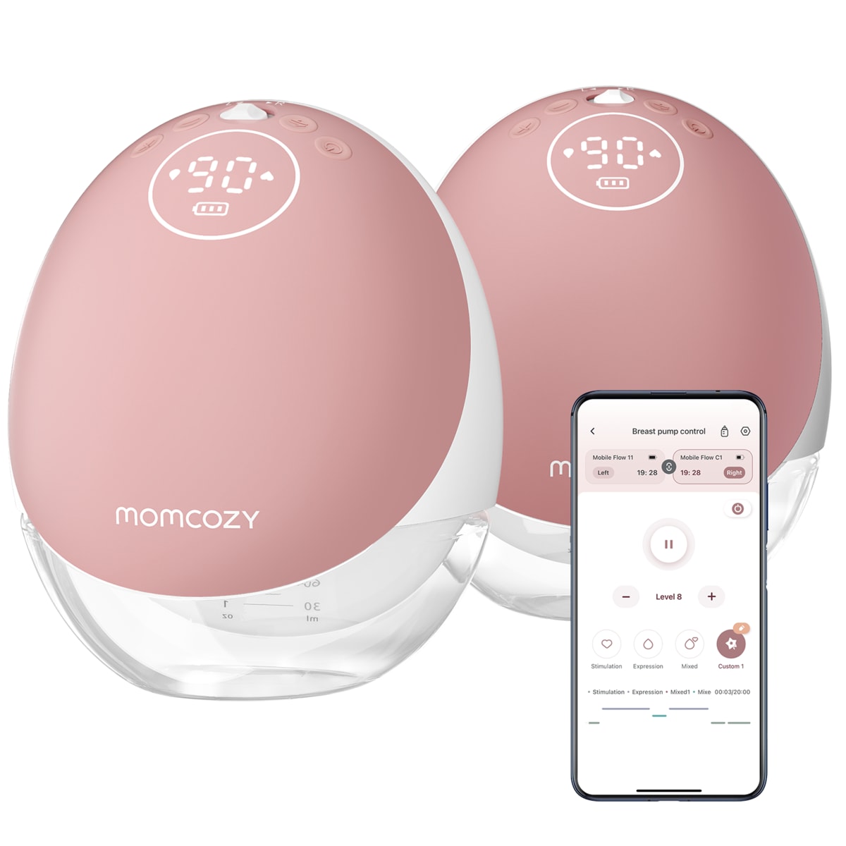Momcozy M9 Mobile Milch Pumpe Doppelt - Bild 1