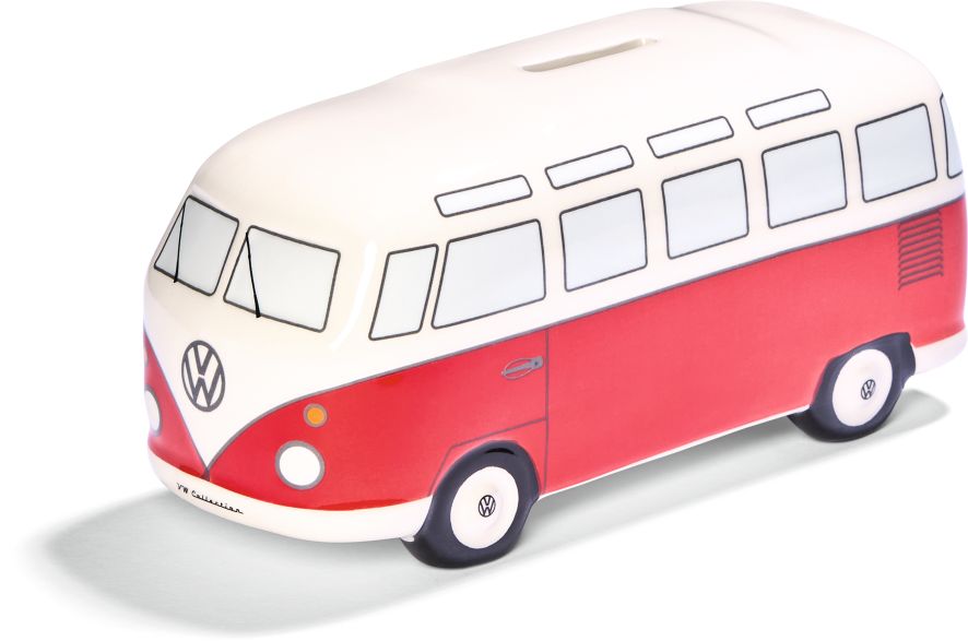 VW Bulli Spardose rot - Bild 1