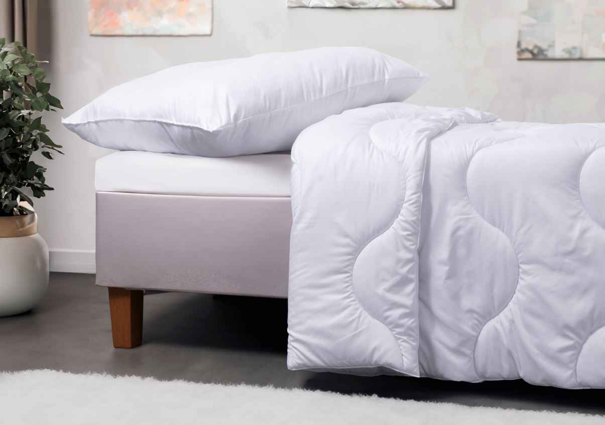 Dekor G&auml;stebettenset 2tlg - wei&szlig; - Bild 1