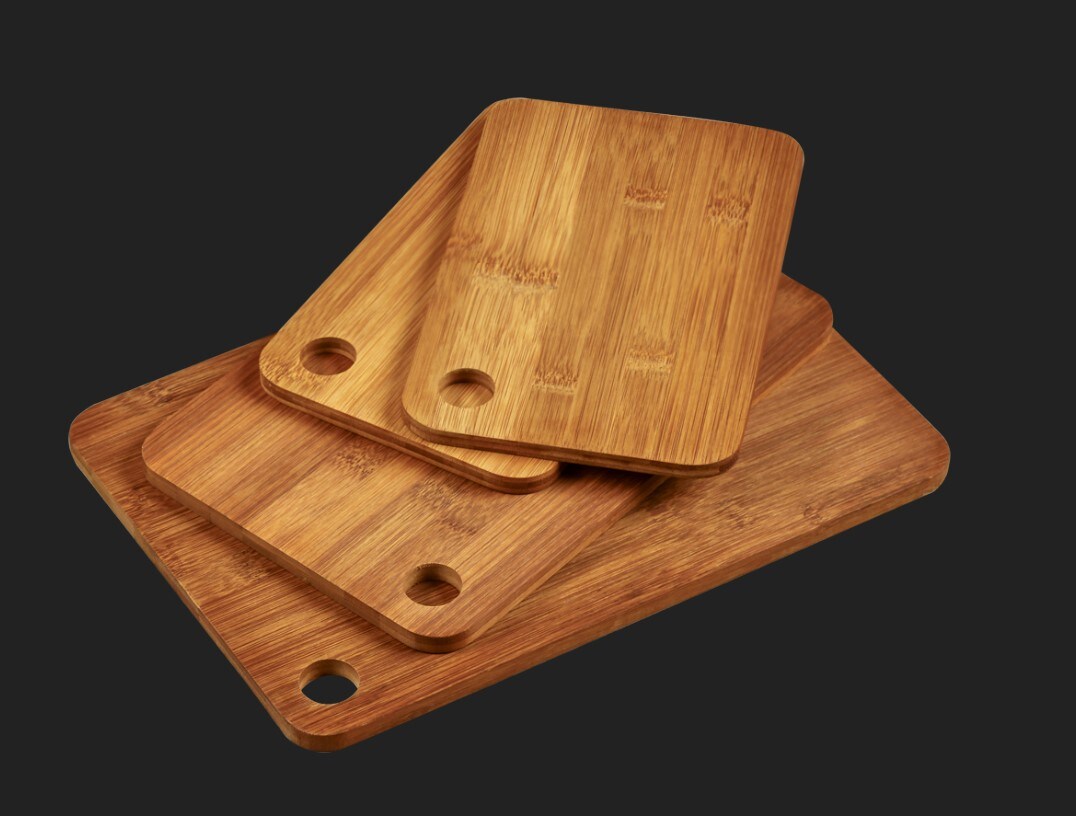 KESPER 4er Set Schneidebrett, dunkeler Bam, FSC - Bild 1