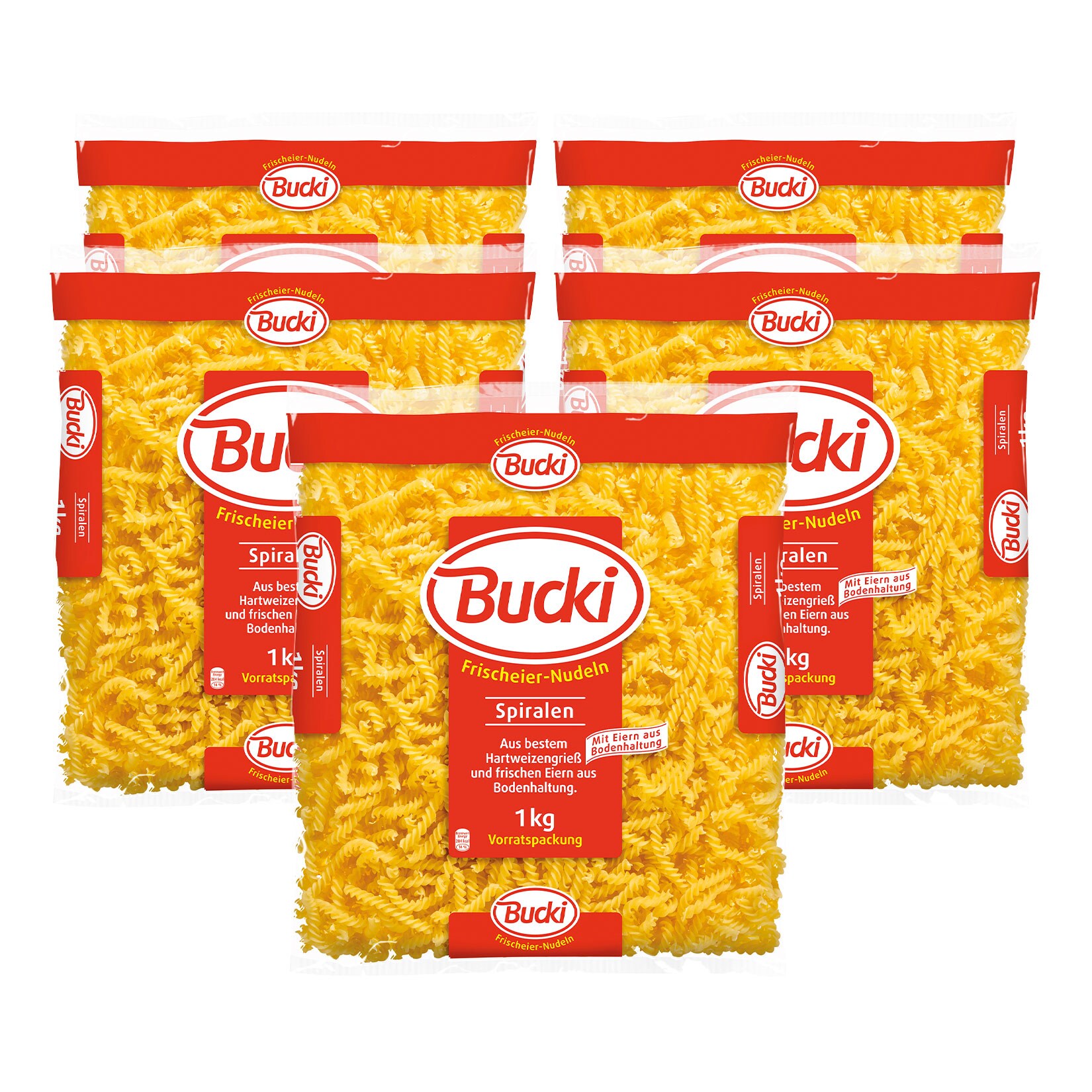 Bucki Spiralen 1 kg, 5er Pack - Bild 1