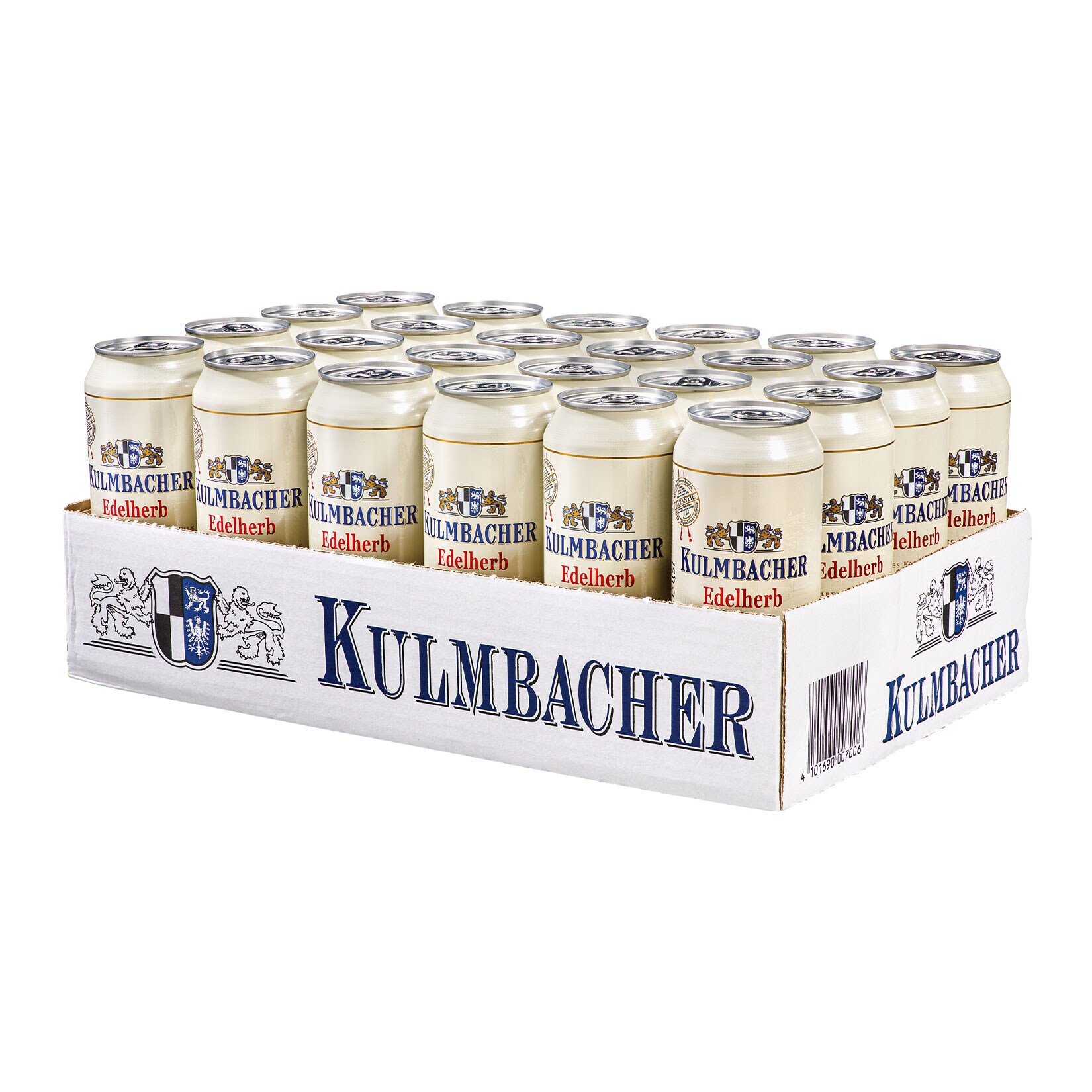 Kulmbacher Edelherb 4,9 % vol 0,5 Liter Dose, 24er Pack - Bild 1