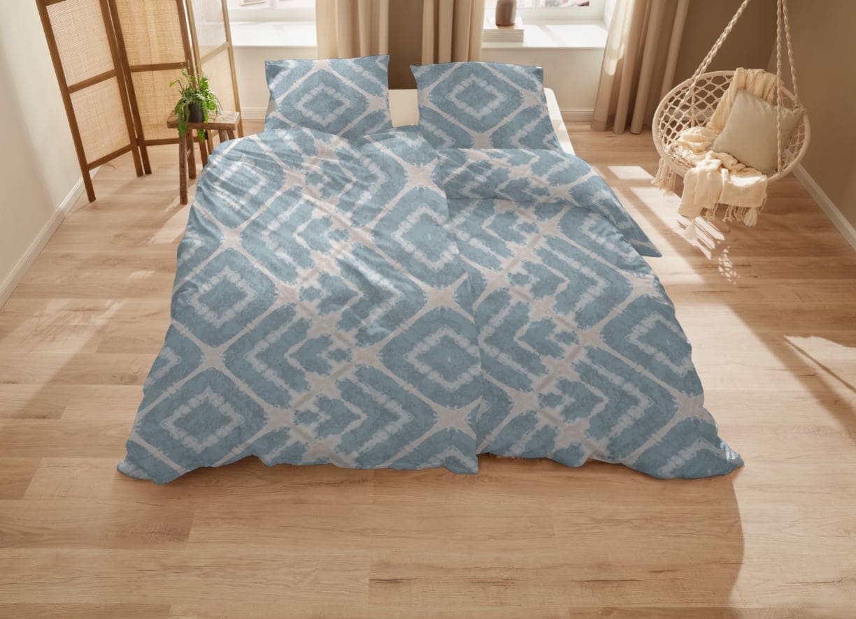 Mako-Satin-Bettw&auml;sche 135x200cm - versch. Muster - Bild 1