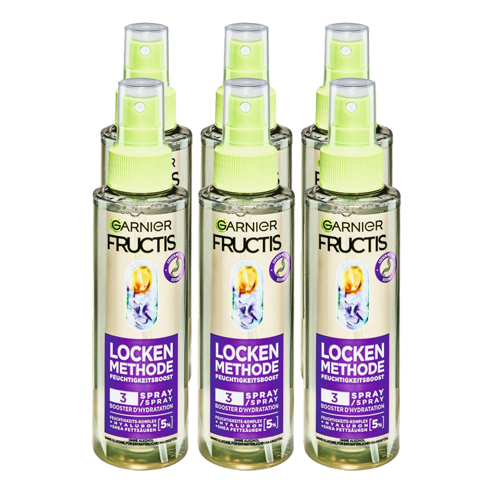 Garnier Fructis Curls Method Leave-in Spray 150 ml, 6er Pack - Bild 1