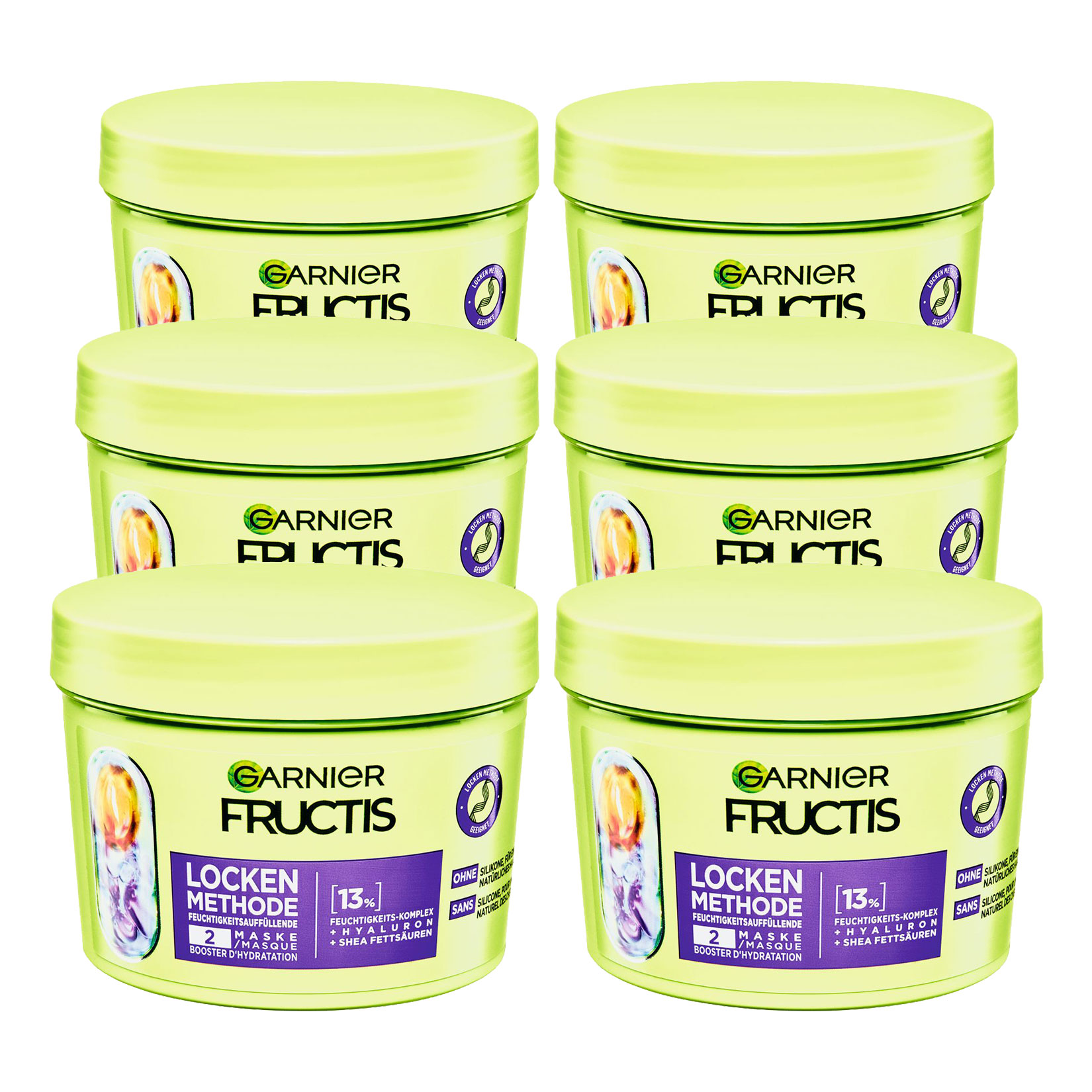 Garnier Fructis Curls Method Mask 370 ml, 6er Pack - Bild 1