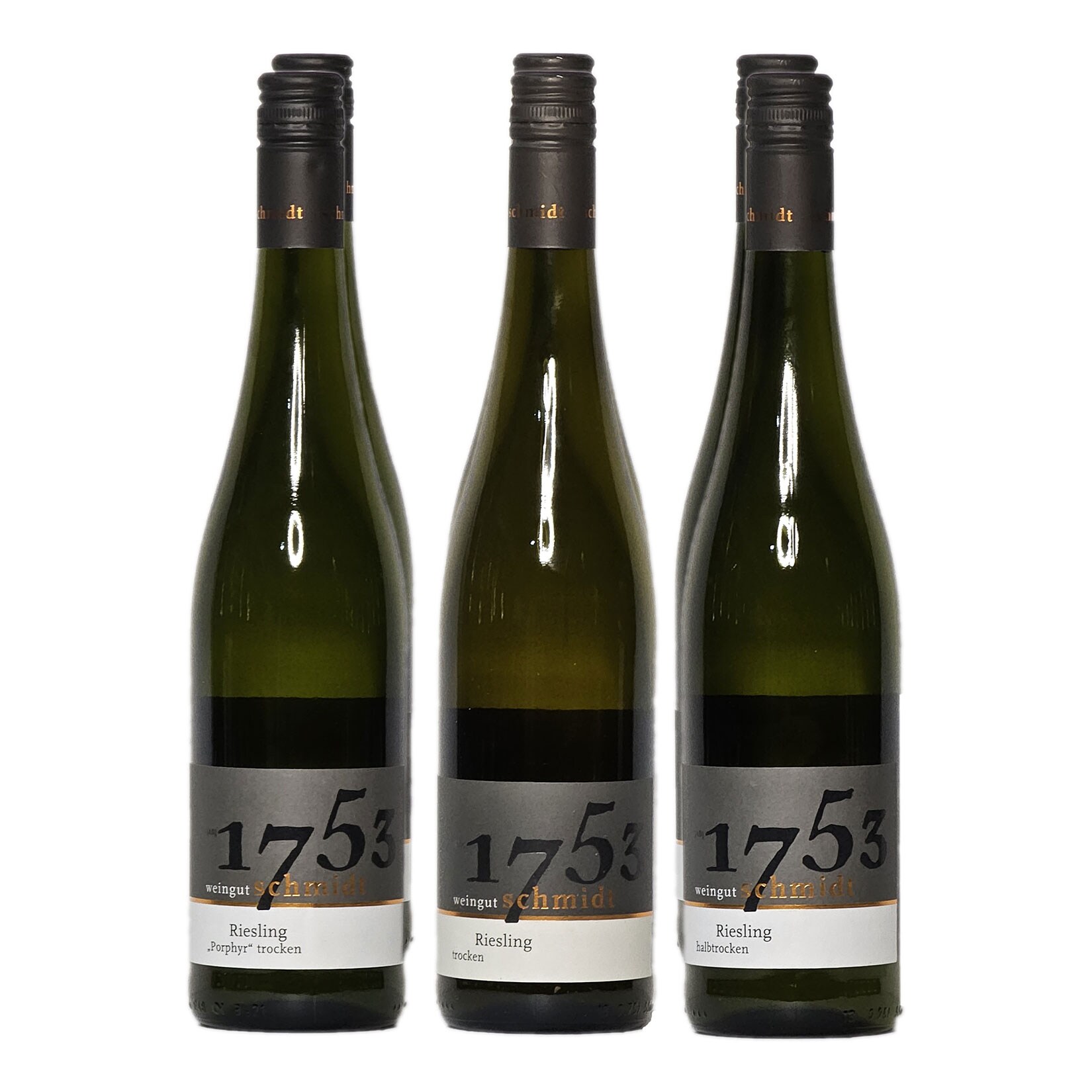 Weingut Schmidt Weinpaket Riesling 12,0 - 13,0 % vol 6 x 0,75 Liter