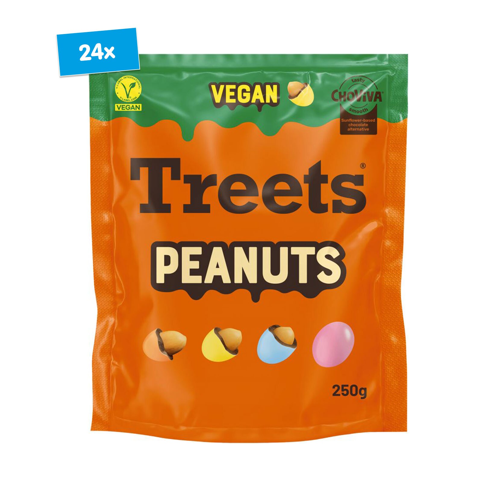 Treets Vegan 250 g, 24er Pack - Bild 1