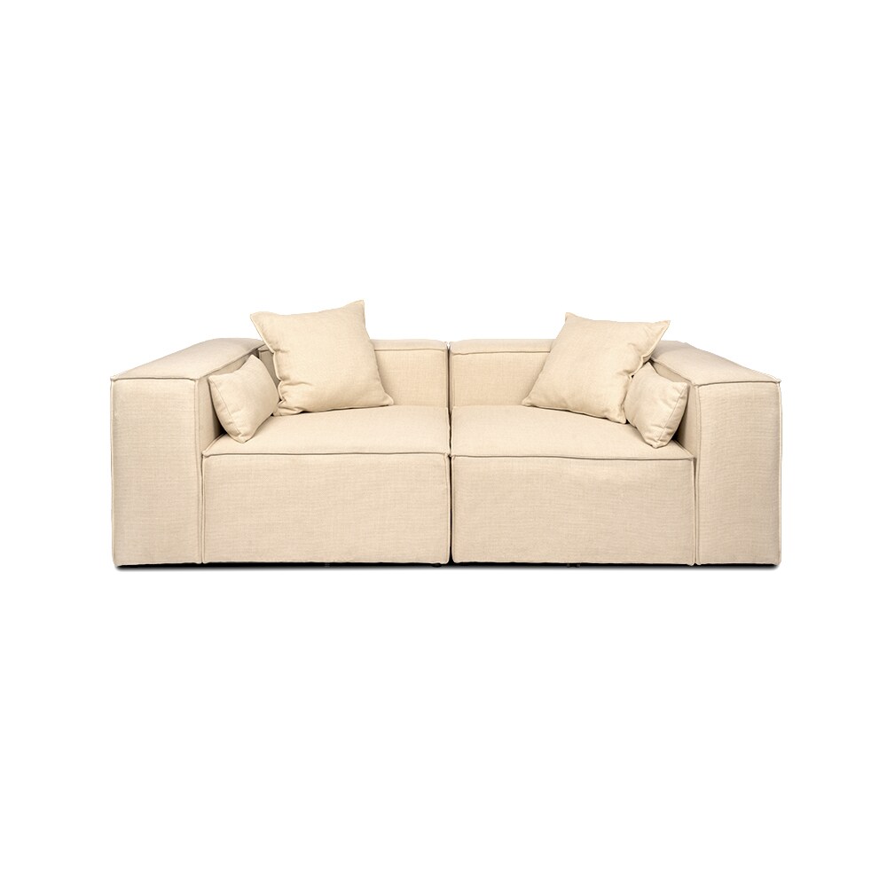 HOME DELUXE Modulares Sofa VERONA Gr&ouml;&szlig;e S Beige - versch. Ausf&uuml;hrungen - Bild 1