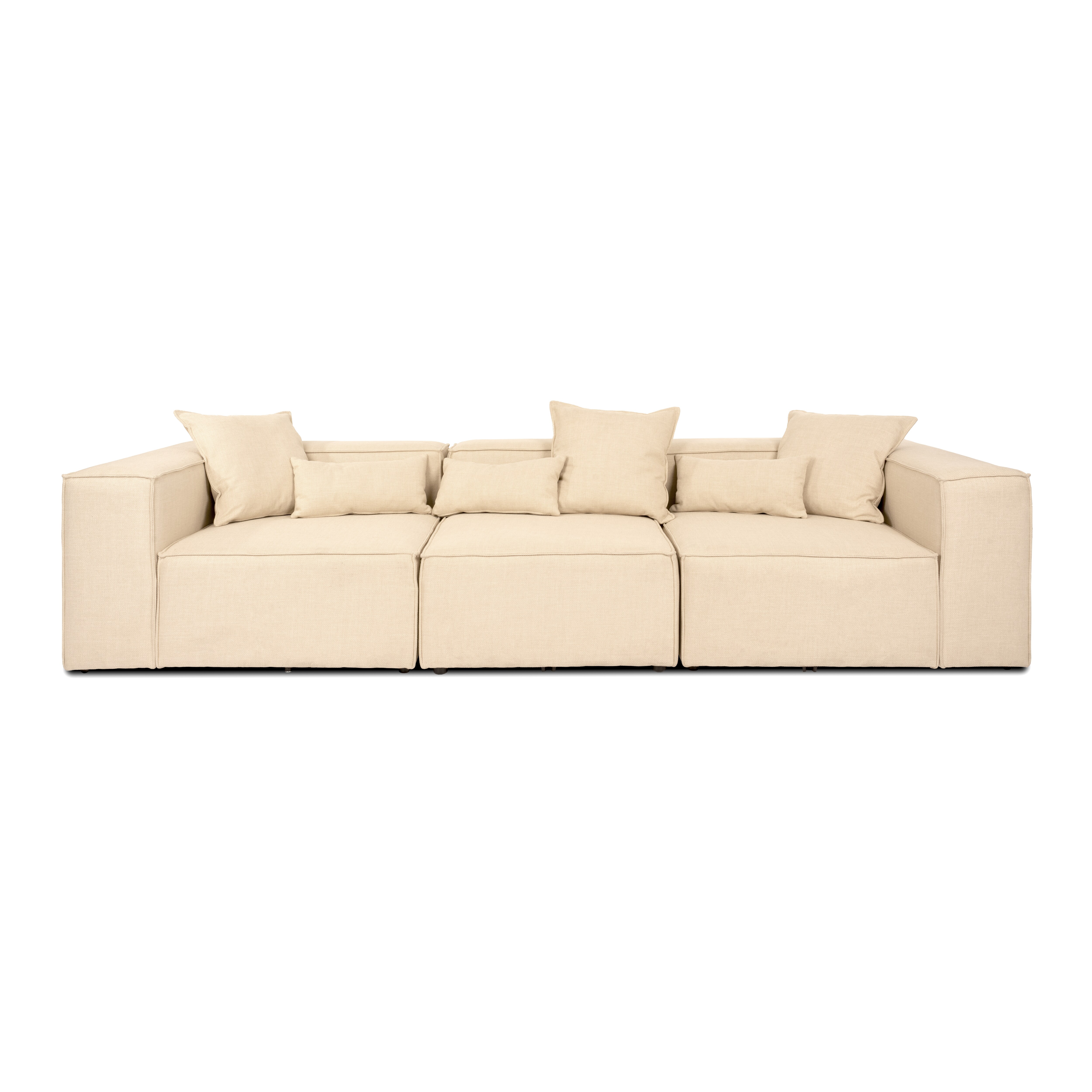 HOME DELUXE Modulares Sofa VERONA M Beige - versch. Ausf&uuml;hrungen - Bild 1