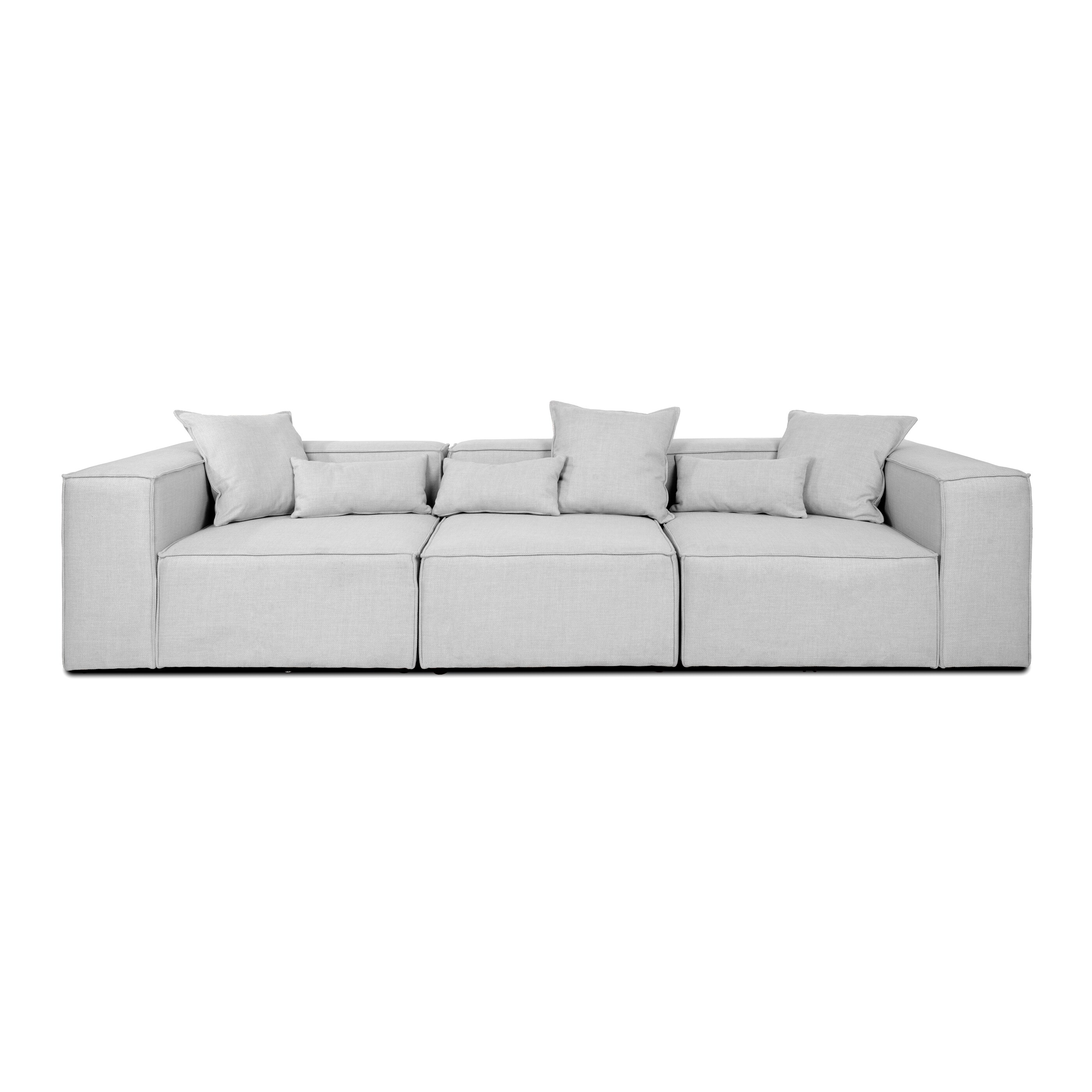 HOME DELUXE Modulares Sofa VERONA M Hellgrau - versch. Ausf&uuml;hrungen - Bild 1