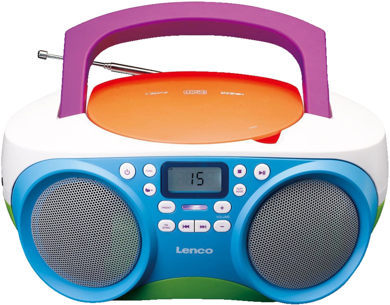 Lenco SCD-41 Kinder-Boombox mit CD, MP3-Funktion und USB - Bild 1