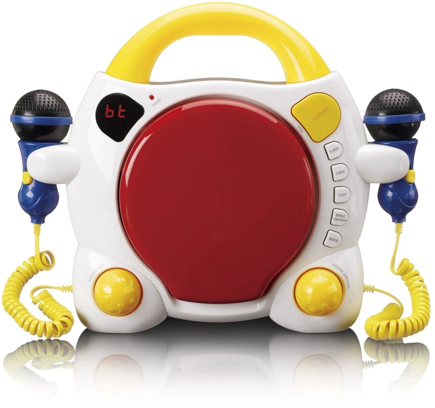 Lenco KCD-011KIDS Tragbarer Kinder Karaoke CD-Player mit Bluetooth | 08711902081067