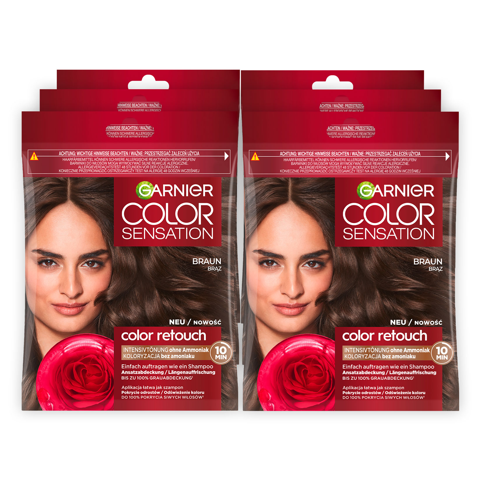 Garnier Intensivt&ouml;nung Brown, 6er Pack - Bild 1